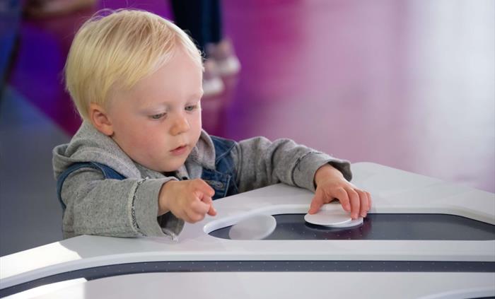 Young Person, Using Air Table